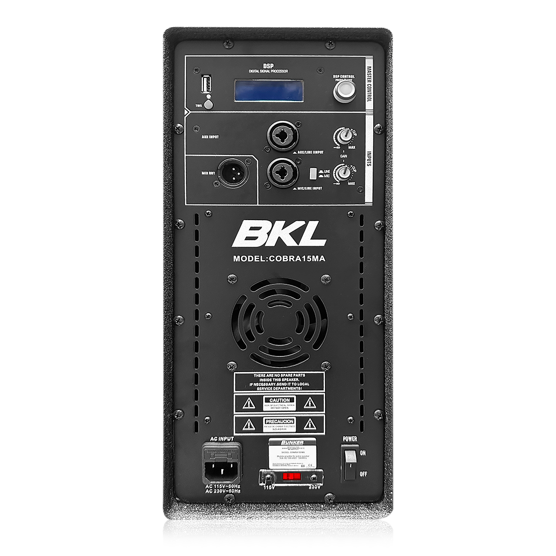 CBR-15MA (Bafle Activo de Madera)