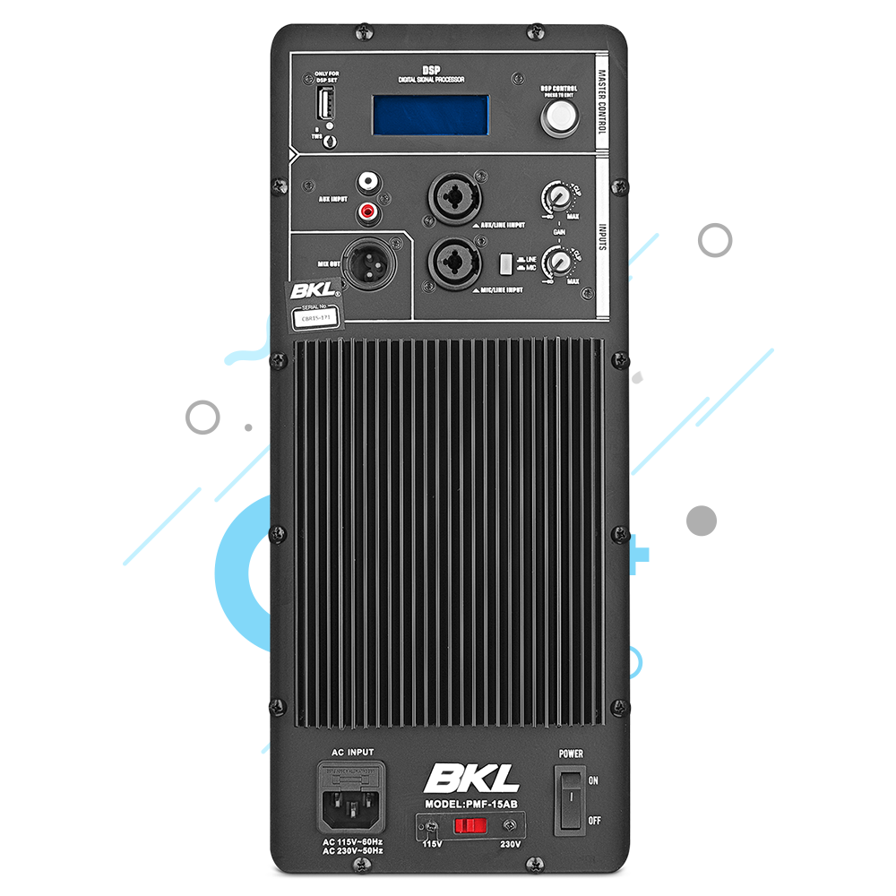 CBR-15AB (Bafle Activo de Plástico)