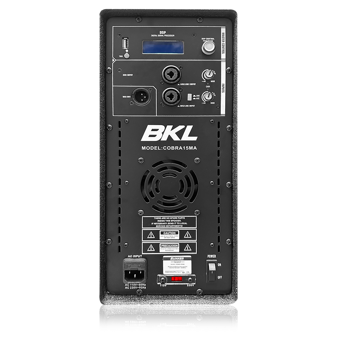 CBR-15MA (Bafle Activo de Madera)
